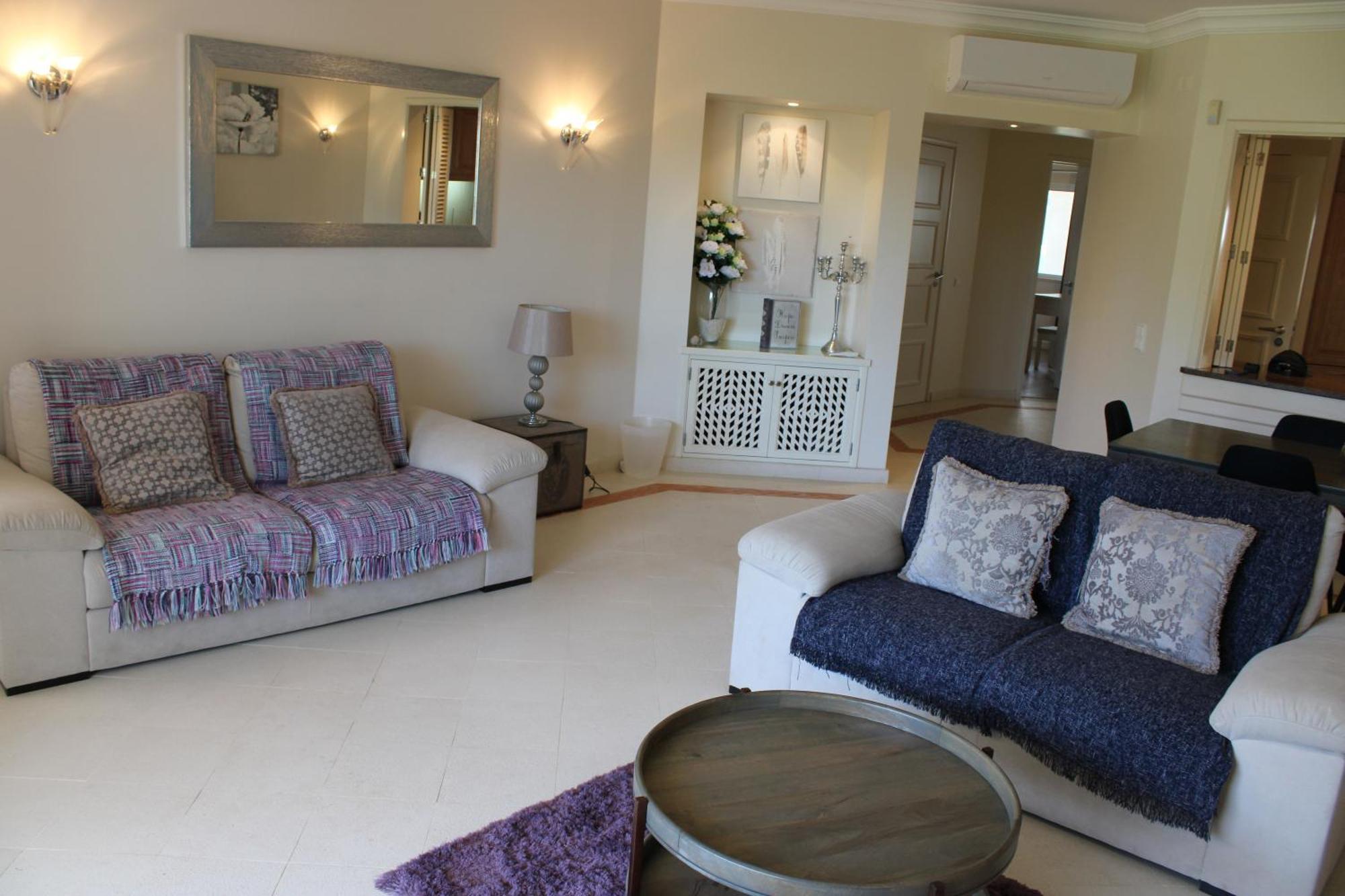 Luxury 2 Bedroom Apartment With Private Garden Almancil Exterior photo